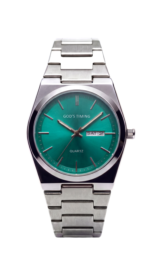 Eden | Groen heren horloge
