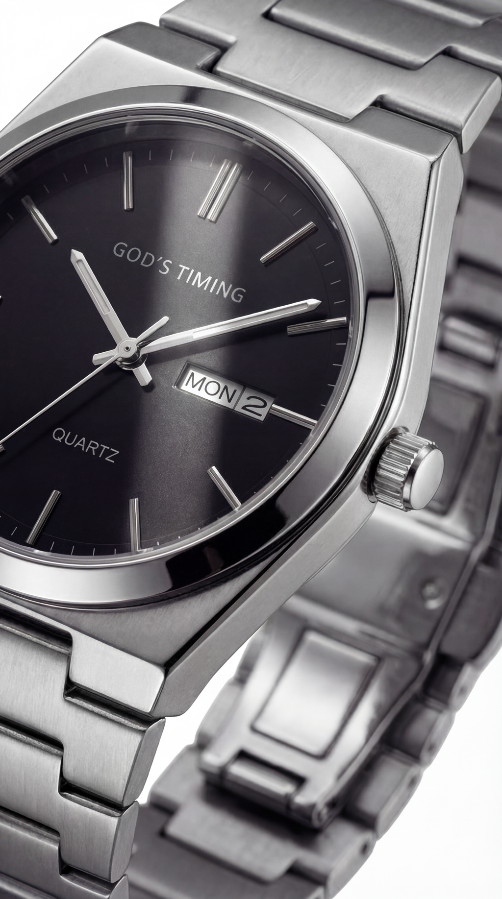 Salem | Zwart heren horloge