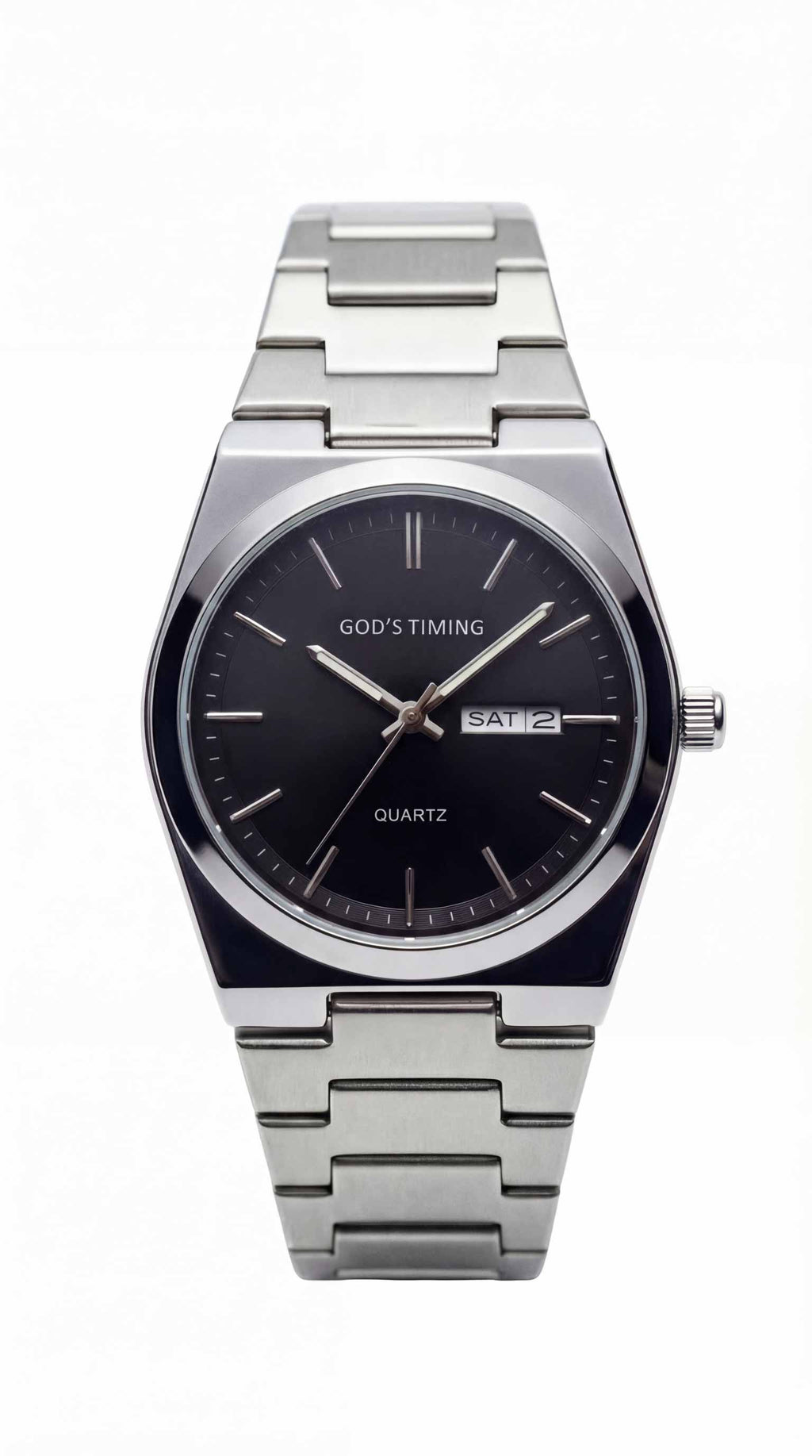 Salem | Zwart heren horloge