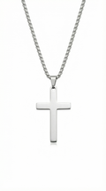 Mens cross | classic silver (foundation)