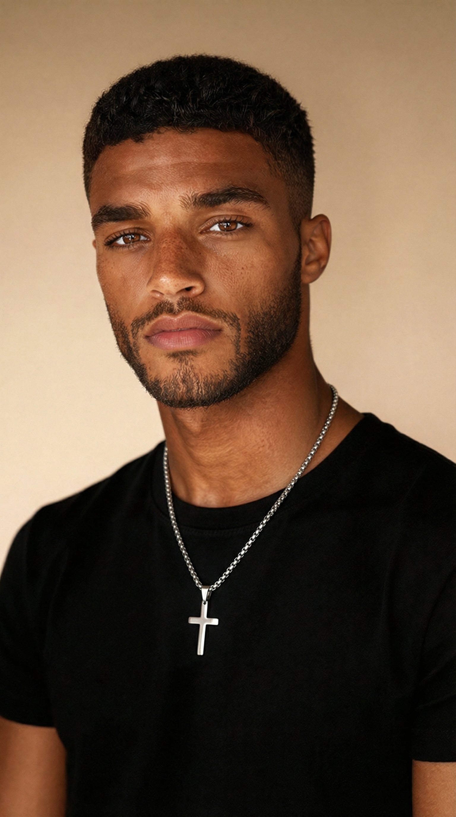 Mens cross | classic silver (foundation)