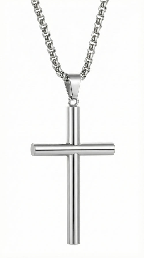 Men's cross necklace | Silver – The Prophet
