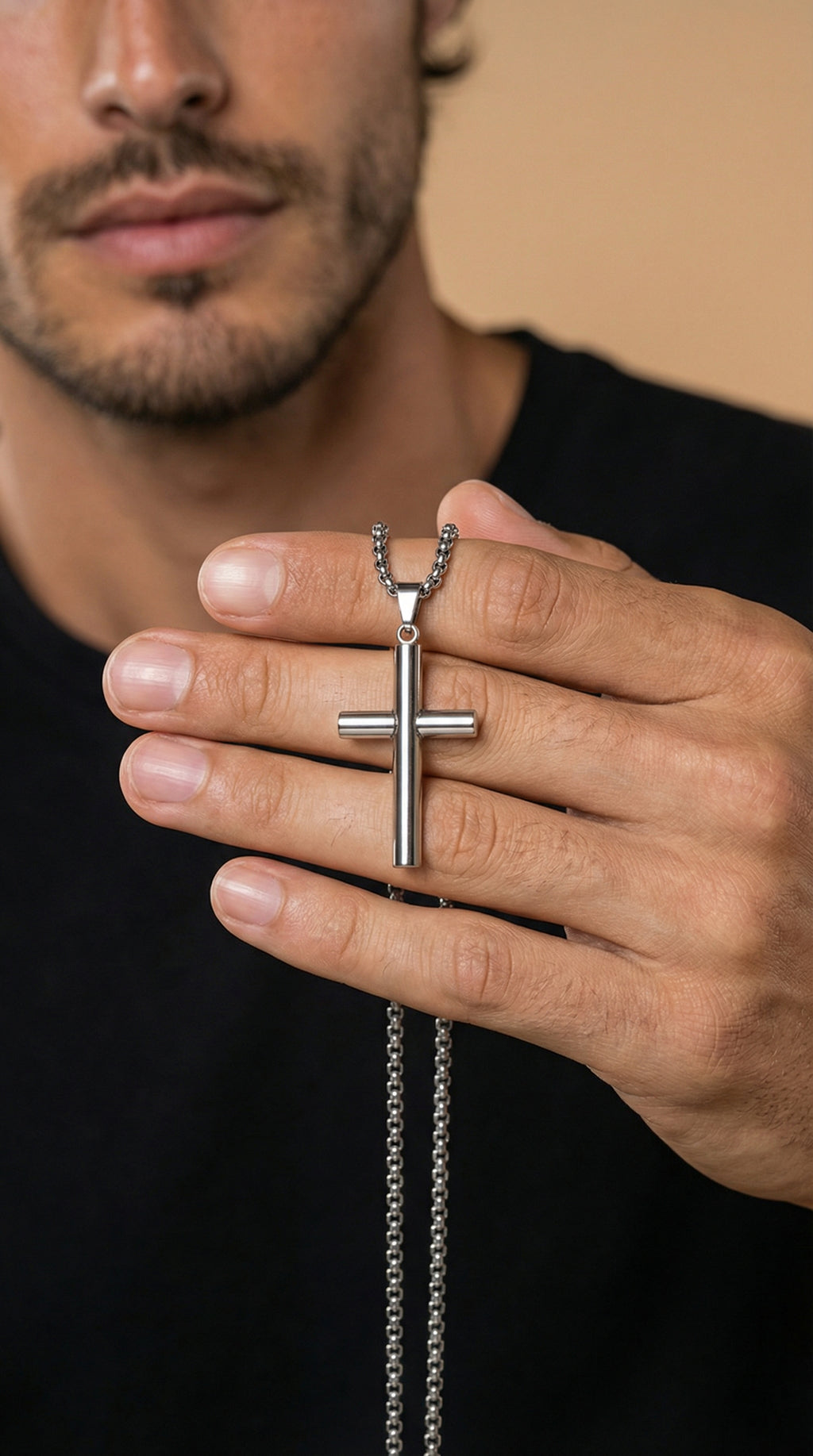 Heren kruis ketting | Zilver – The Priest