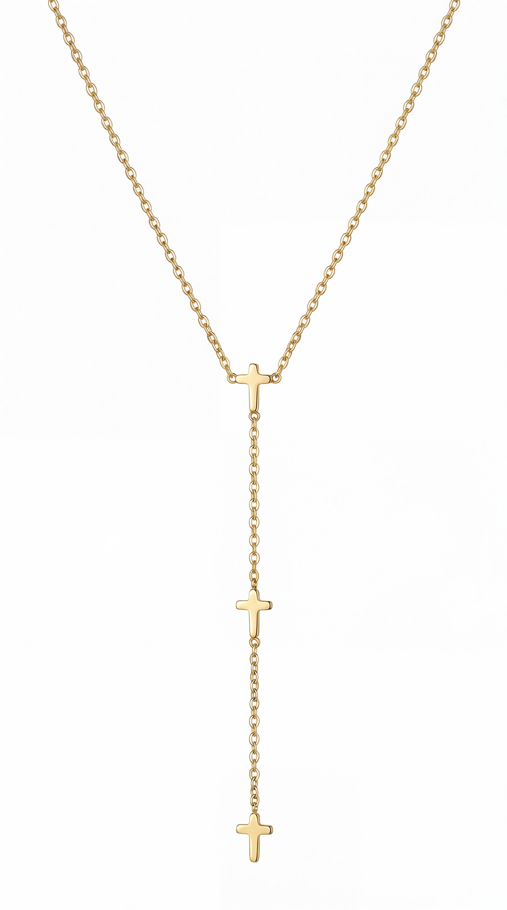 Dames kruis ketting | Goud – Holy Trinity