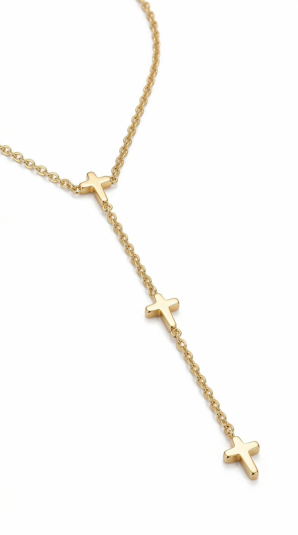 Dames kruis ketting | Goud – Holy Trinity