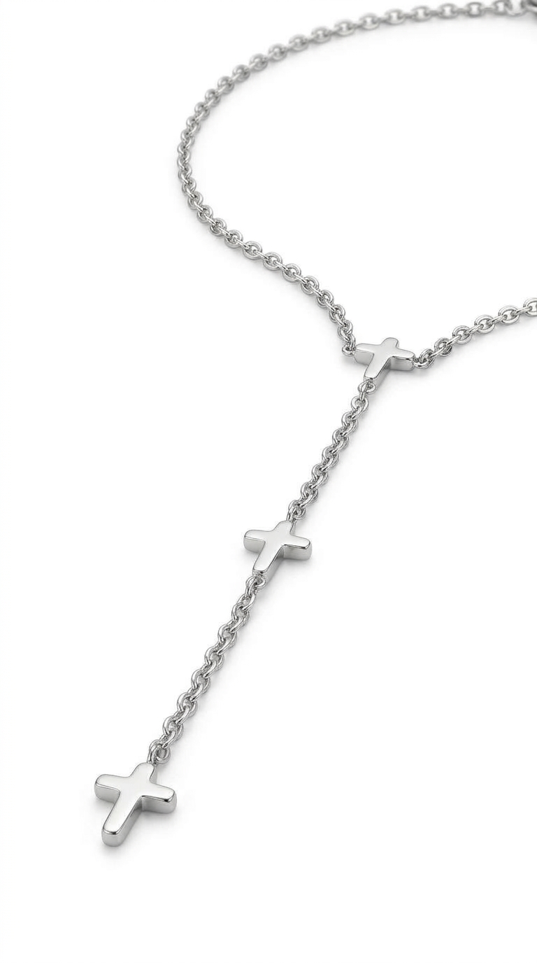 Womens cross necklace | Silver – Holy Trinity
