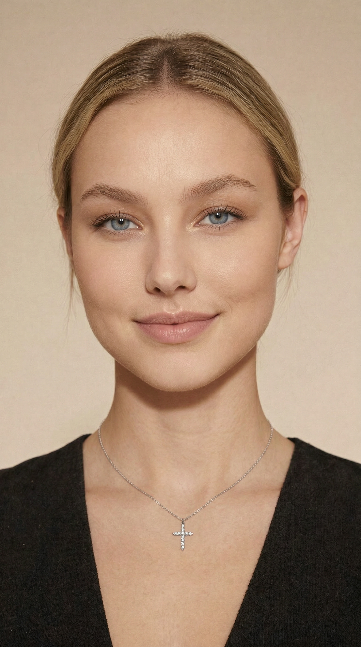 Womens cross necklace | Silver – Pearl of faith