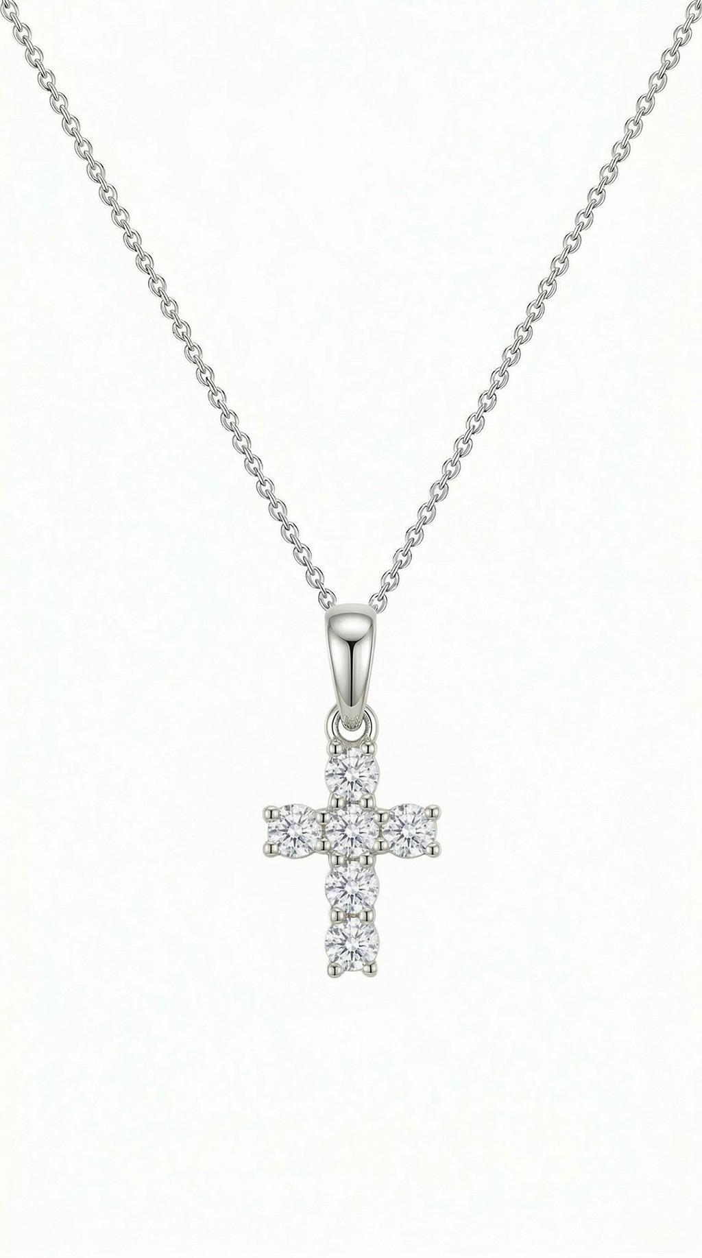 Dames kruis ketting | s925 Zilver – Divine miracle