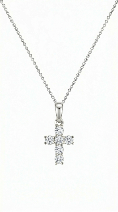 Dames kruis ketting | s925 Zilver – Divine miracle
