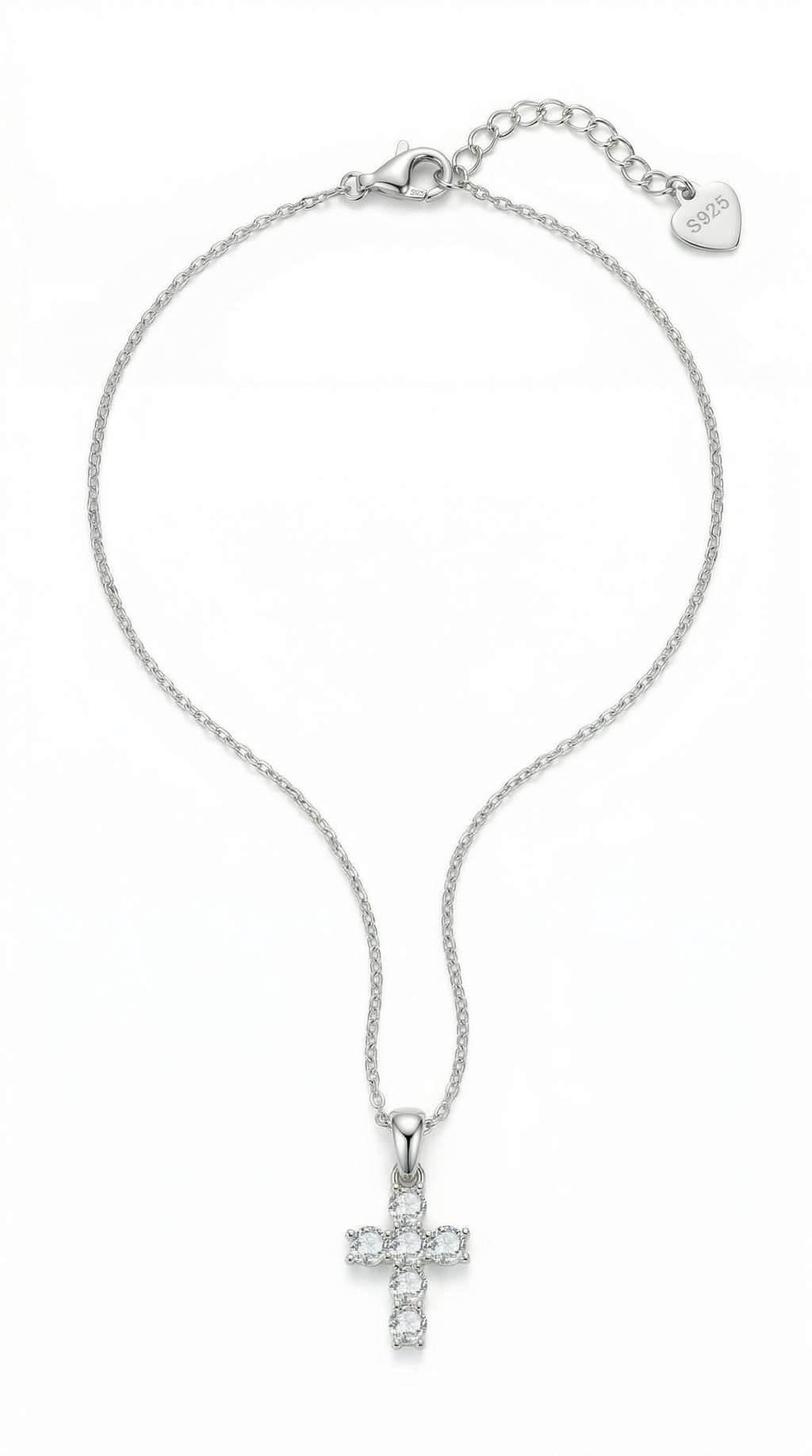 Dames kruis ketting | s925 Zilver – Divine miracle