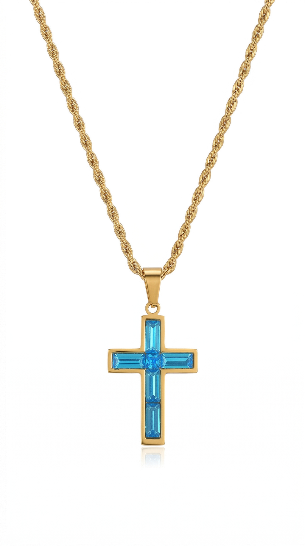Heren kruis ketting | Goud – Leviathan