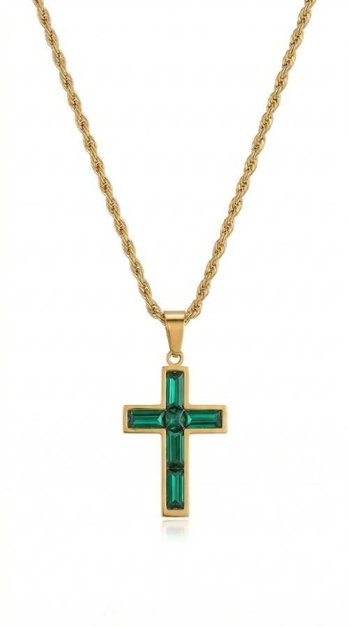 Heren kruis ketting | Goud – Eden
