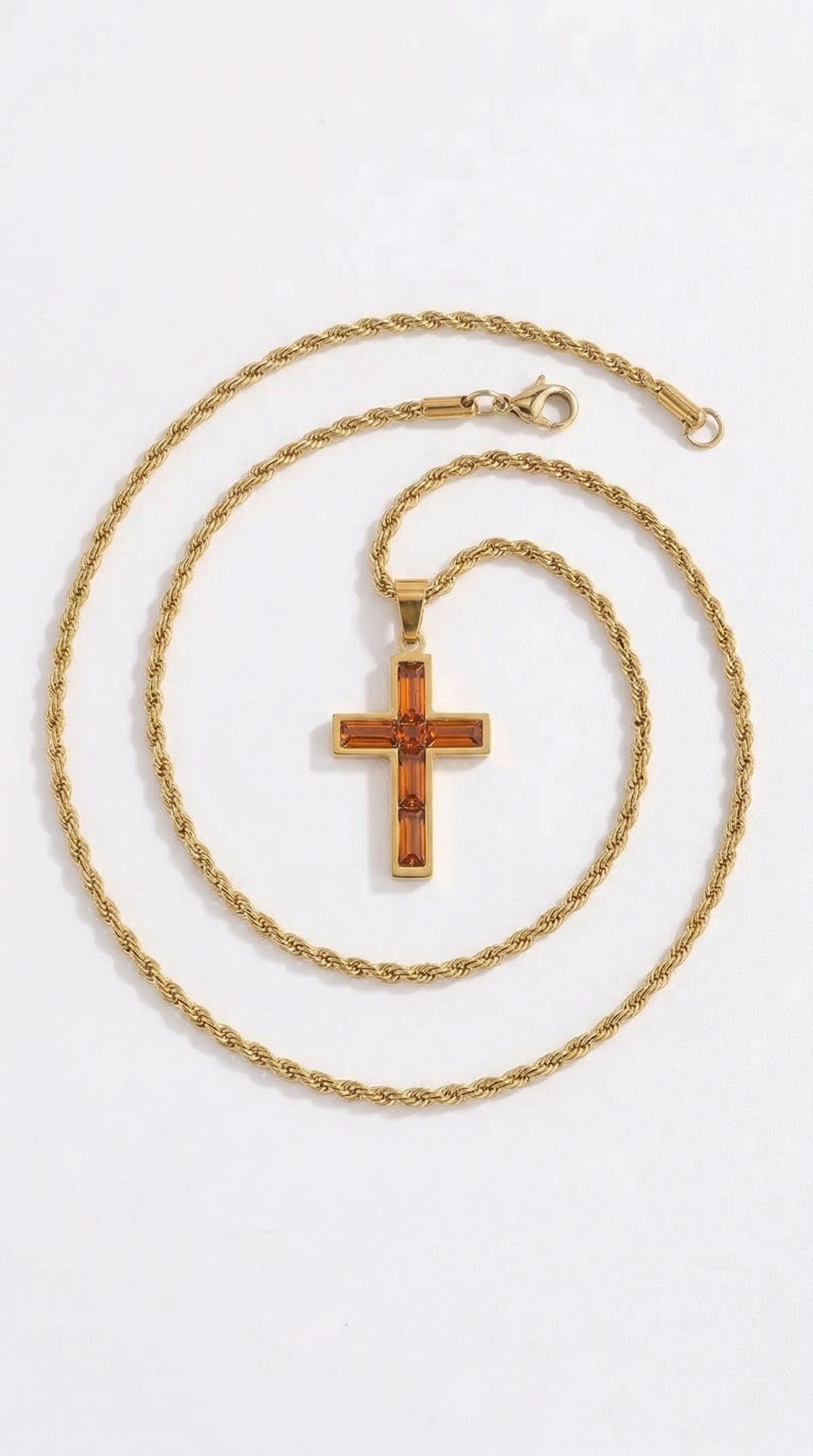Mens cross | small gold (Everlasting Son)