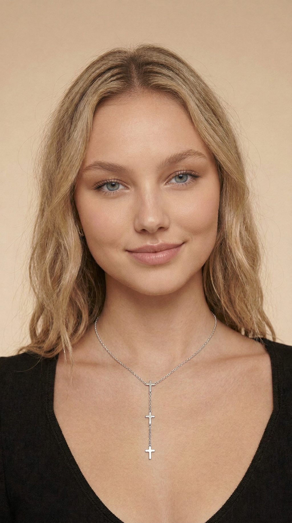 Dames kruis ketting | Zilver – Holy Trinity