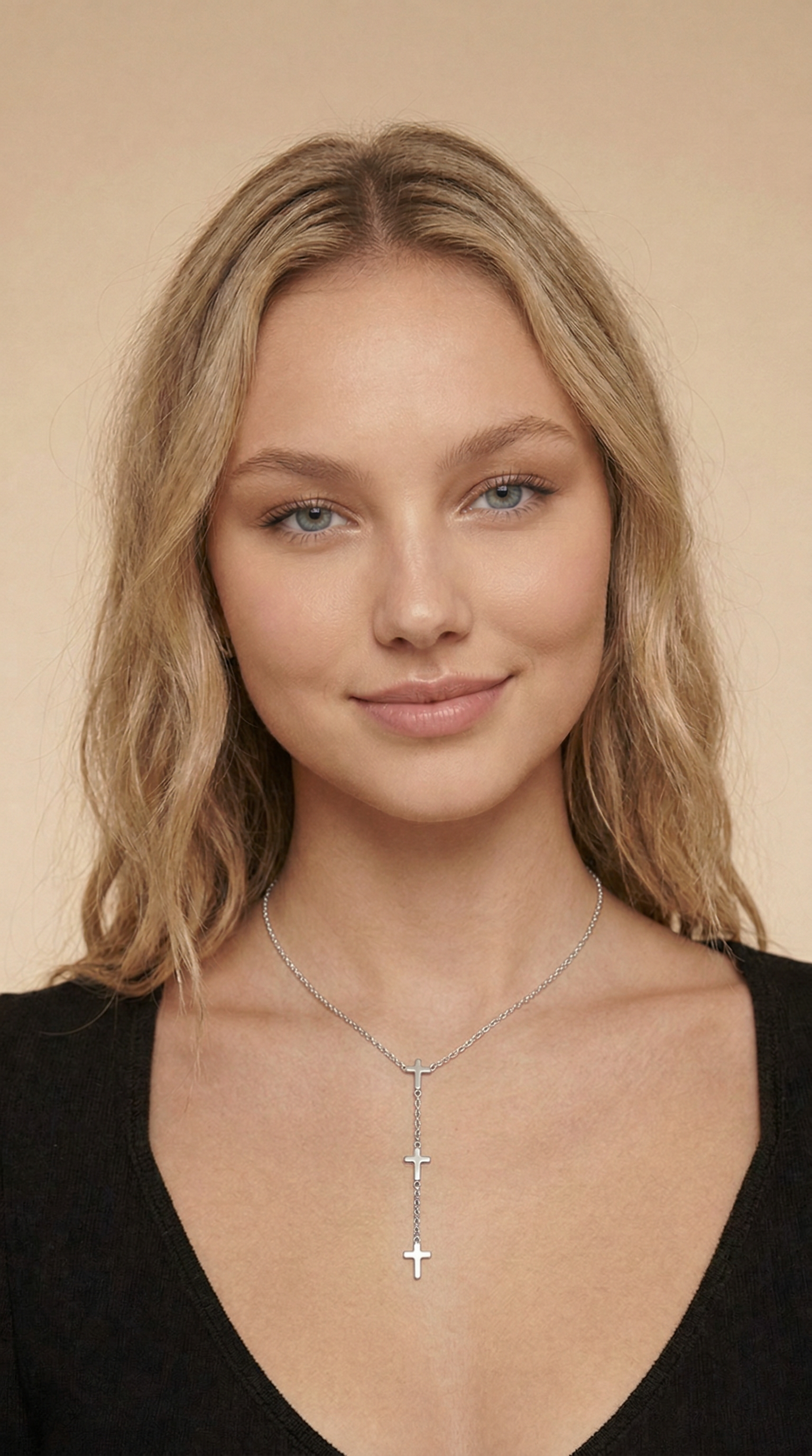 Womens cross necklace | Silver – Holy Trinity