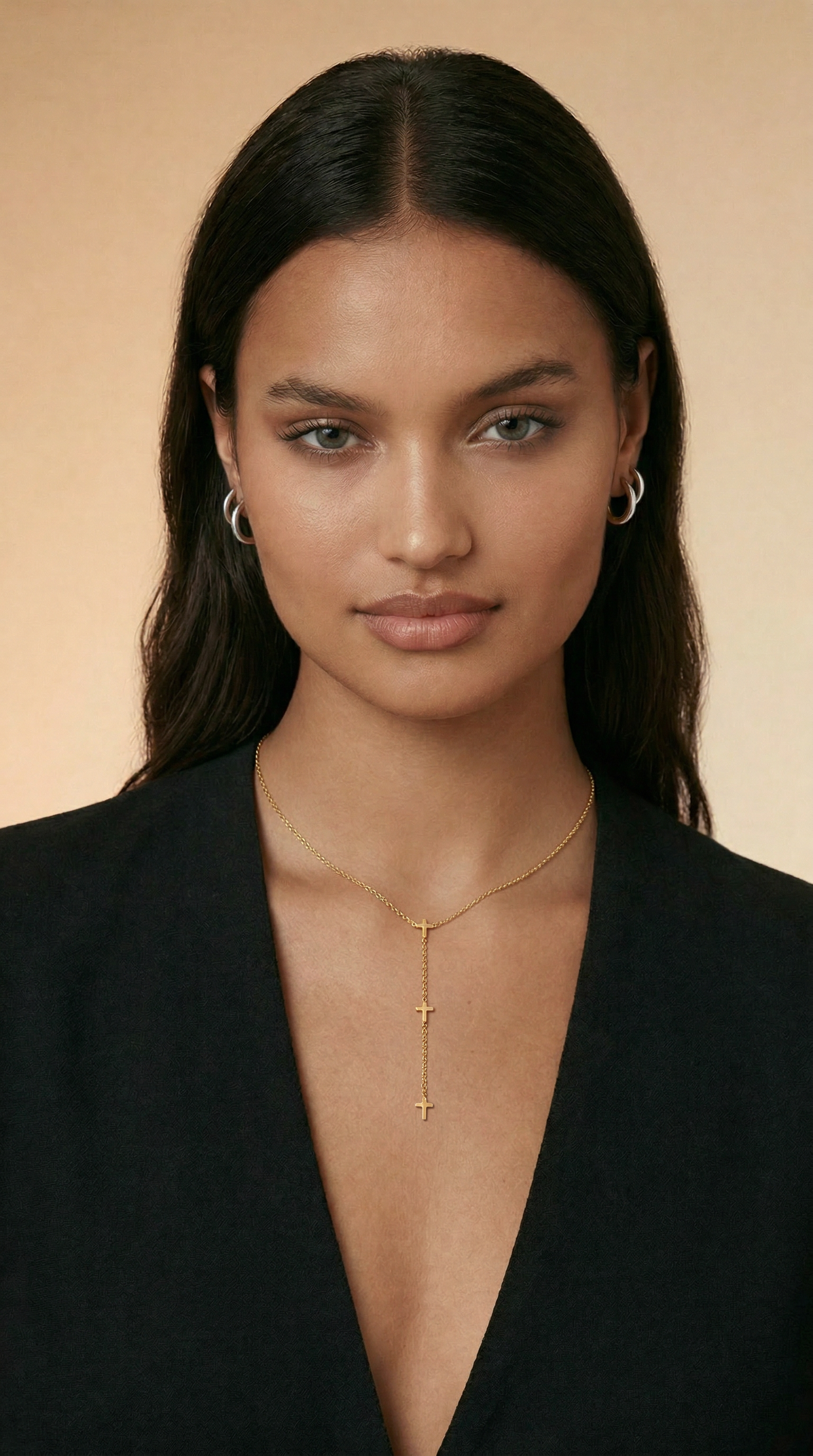 Womens cross necklace | Gold – Holy Trinity