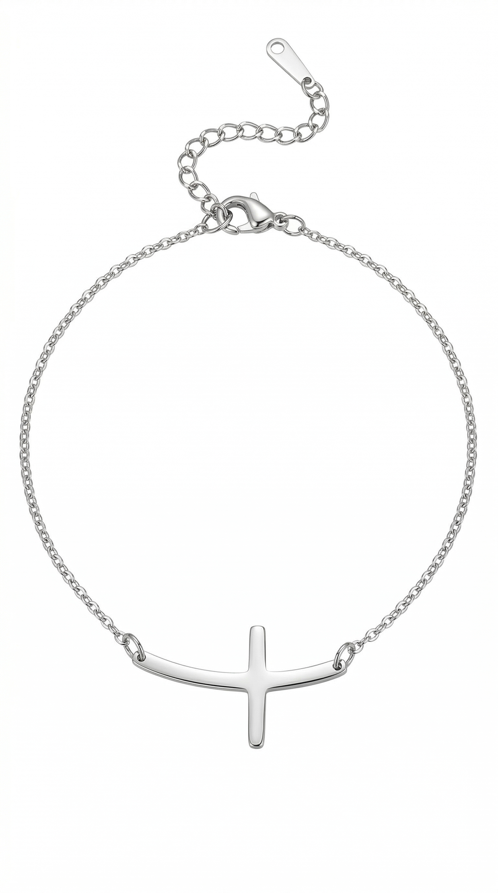 Dames kruis armband | Zilver – Faith