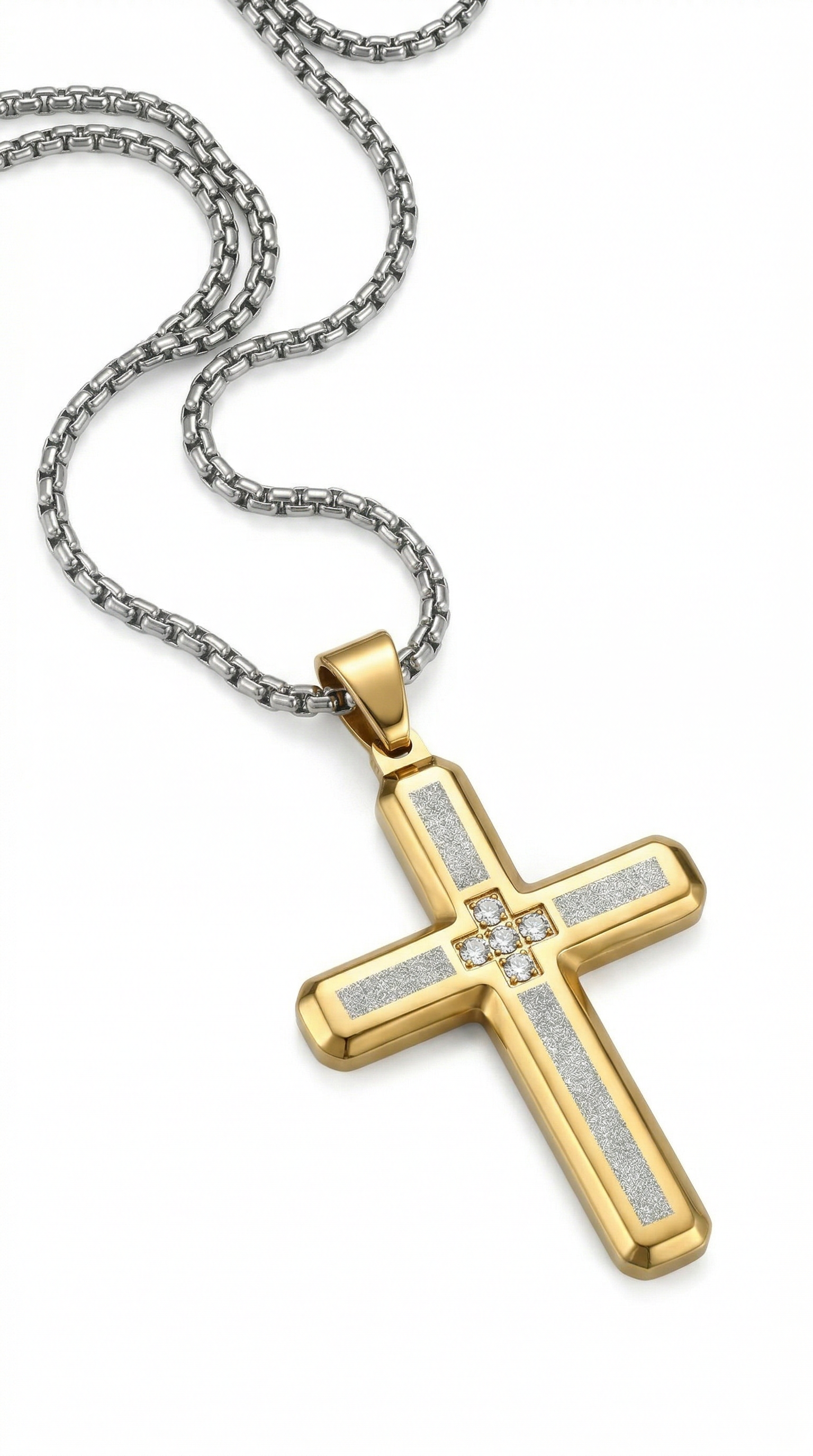 Mens cross | gold (Havilah)