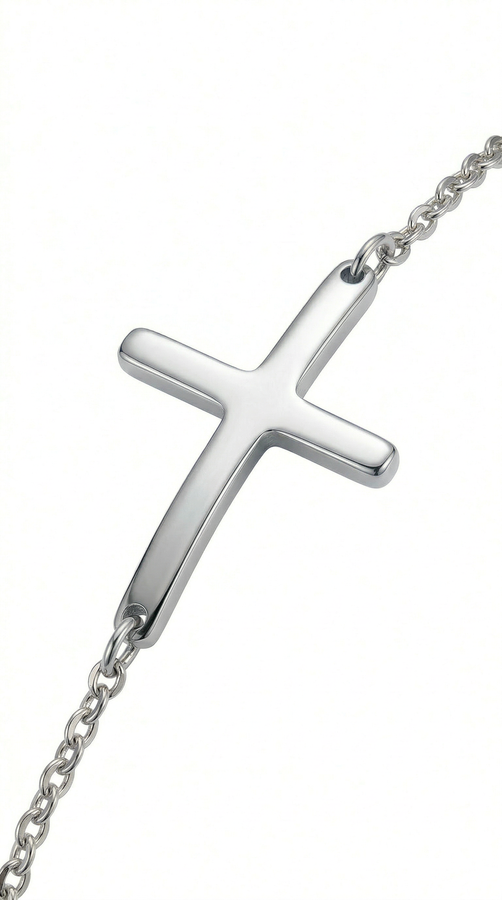 Dames kruis armband | Zilver – Faith