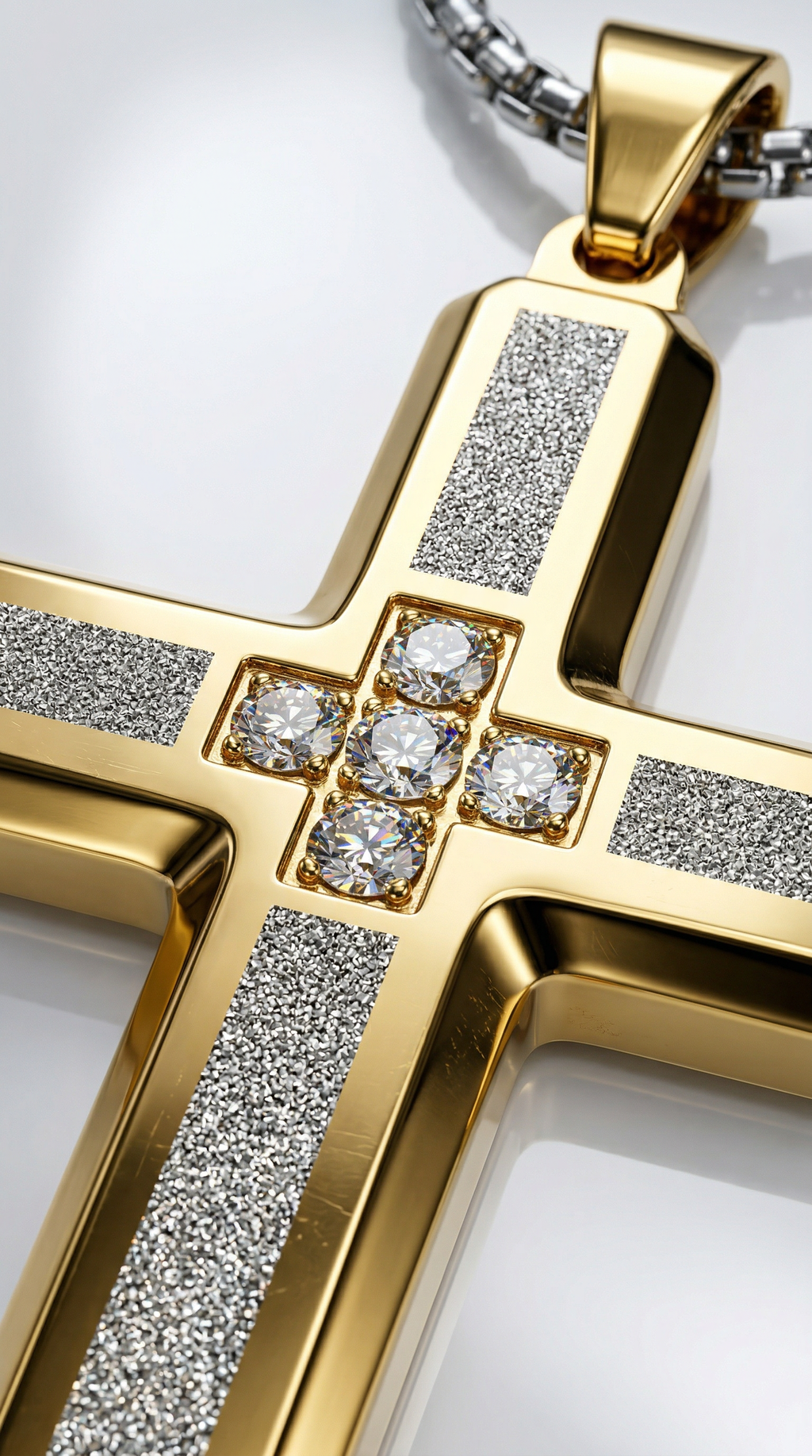 Heren kruis ketting | Goud – Havilah