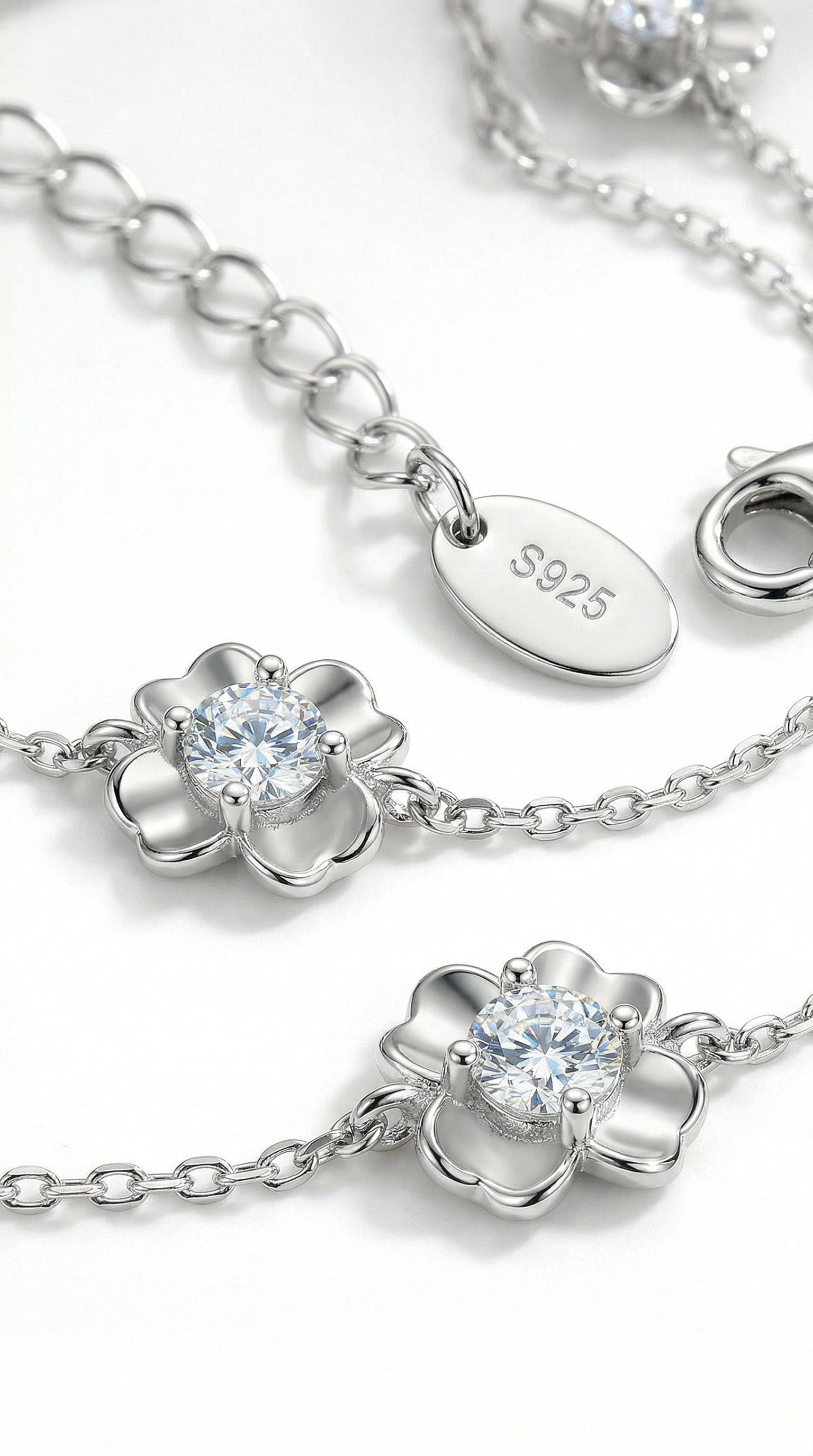 Womens flower bracelet | Silver – Lily of grace