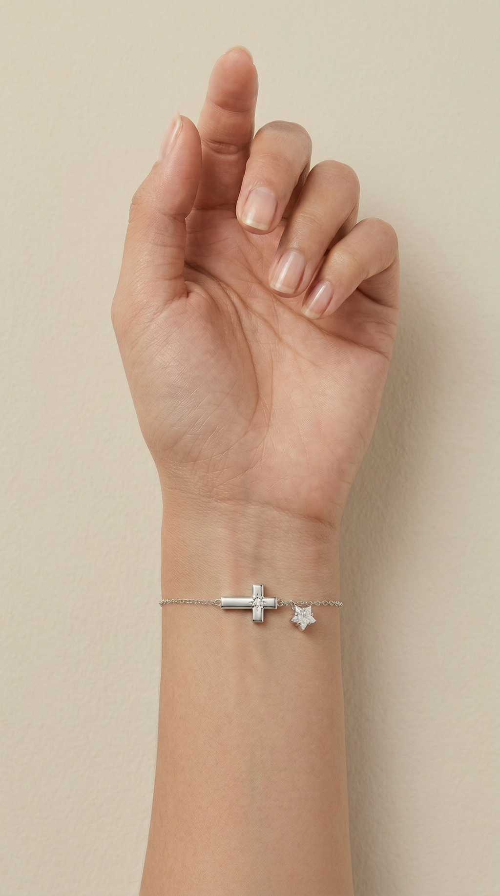 Dames kruis armband | s925 Zilver – Sacred faith