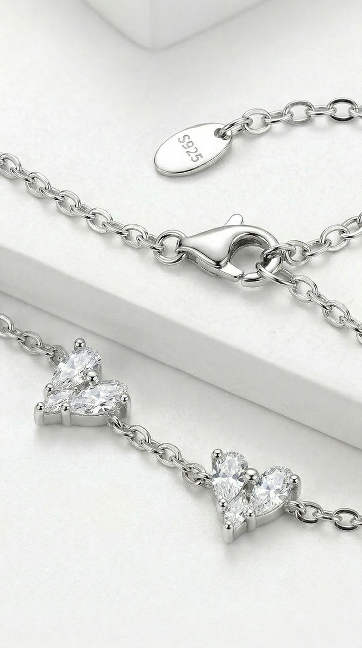 Womens hearts bracelet | Silver – Sacred love