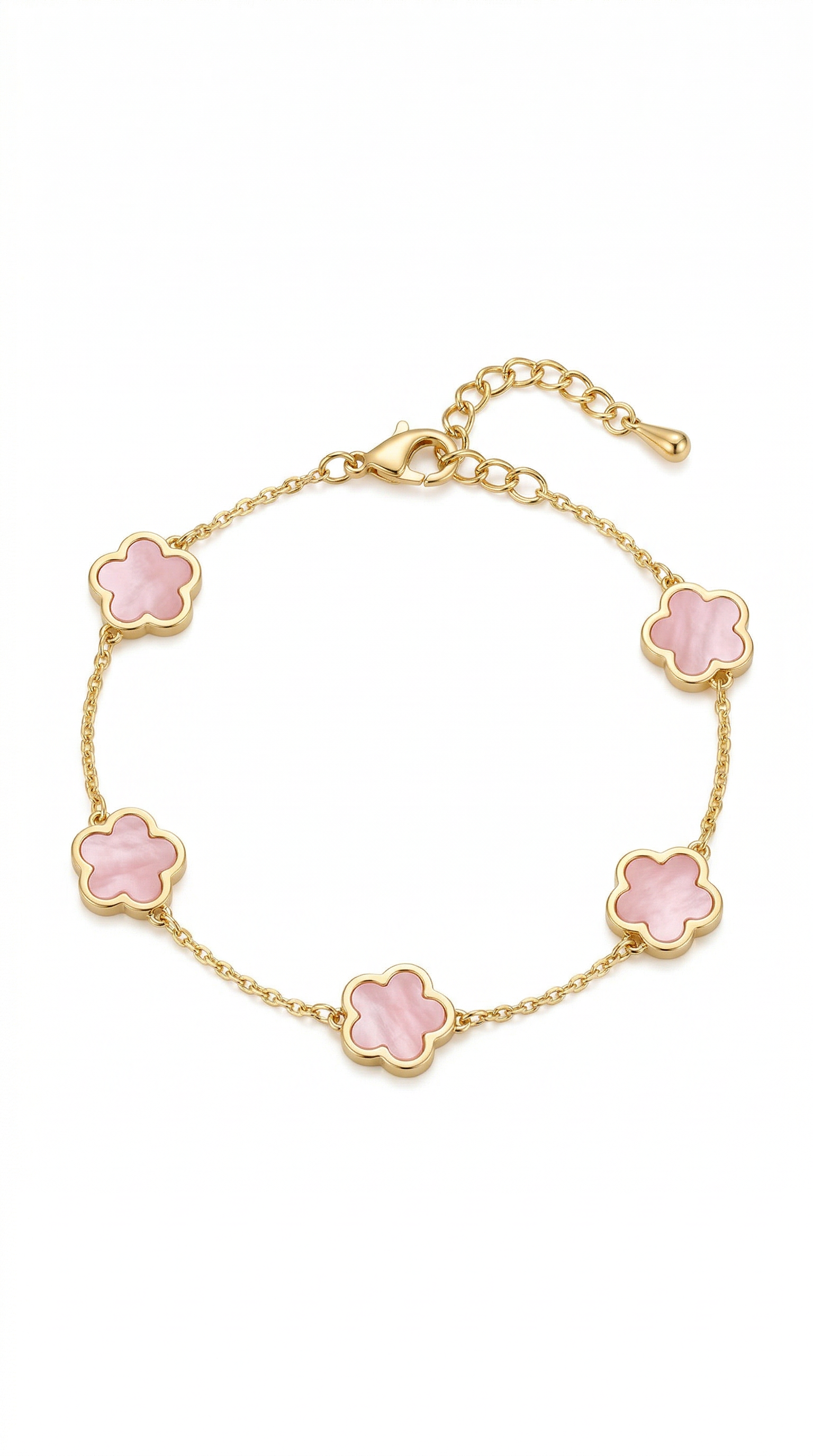 Womens flower bracelet | Gold – Bloom of grace