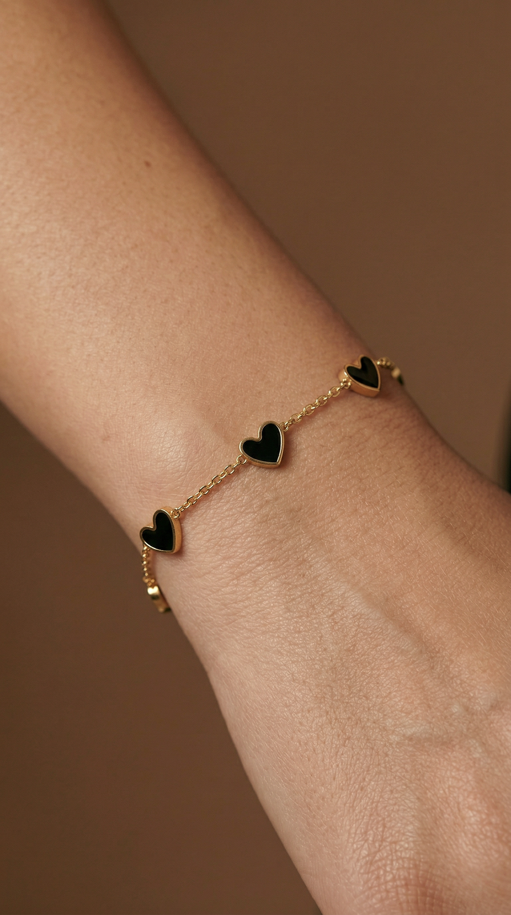 Dames hartjes armband | Goud – Sacred love