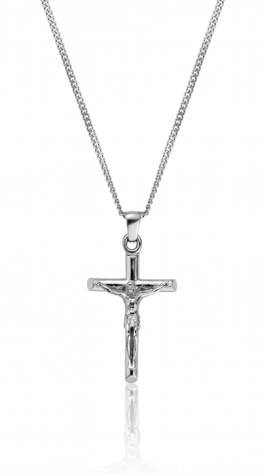 Heren kruis ketting | Zilver - Calvary
