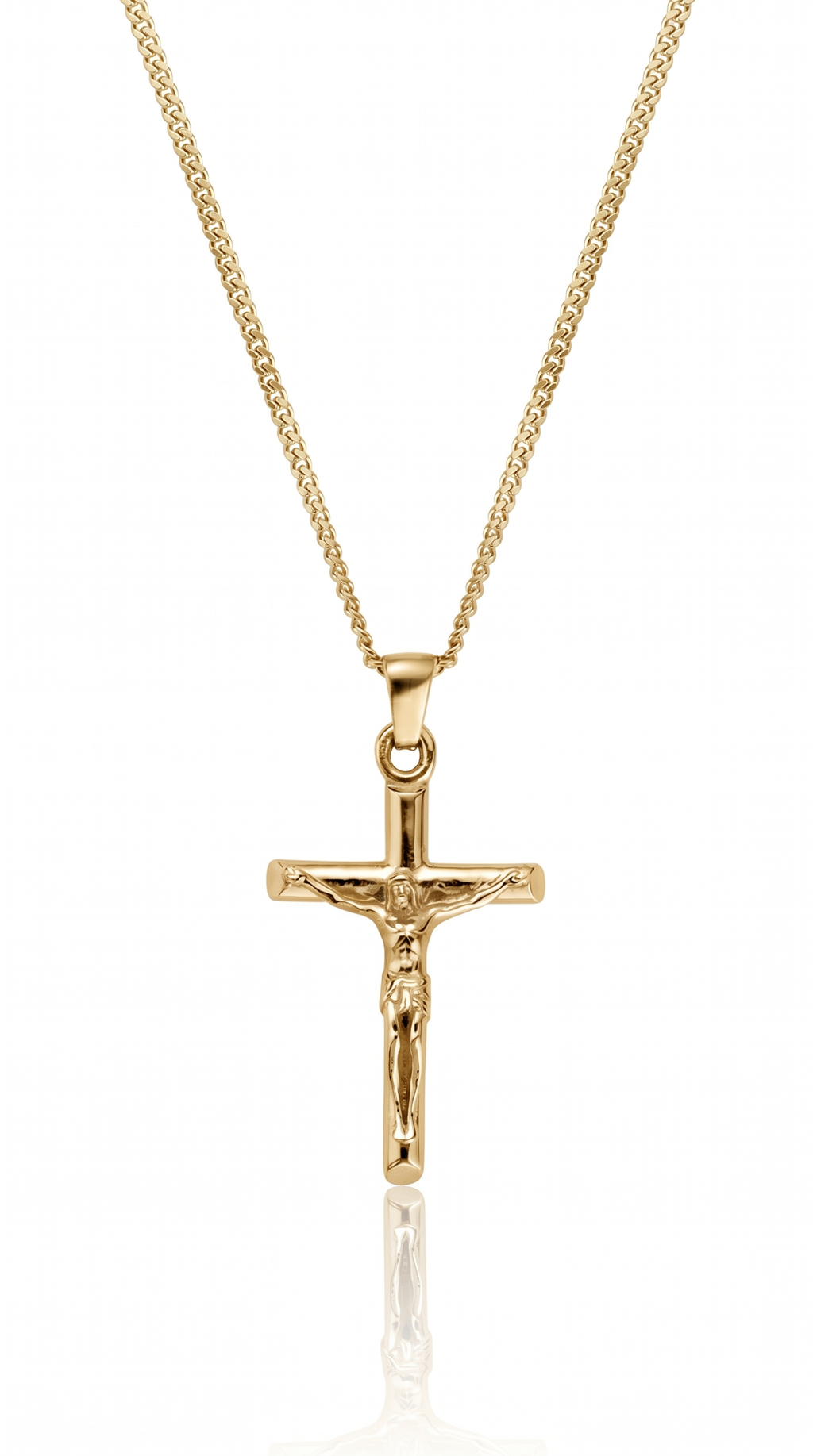Heren kruis ketting | Goud - Calvary
