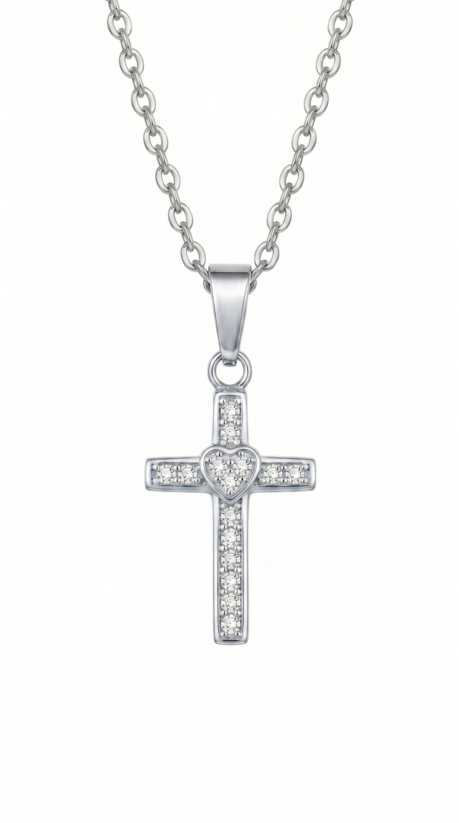 Dames kruis ketting | Zilver – Pure Grace