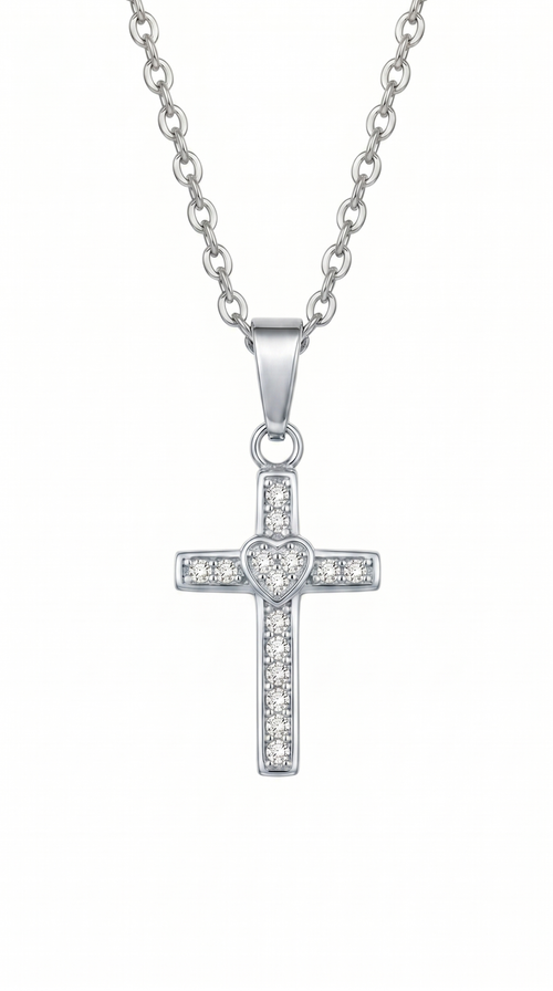 Dames kruis ketting | Zilver – Pure Grace