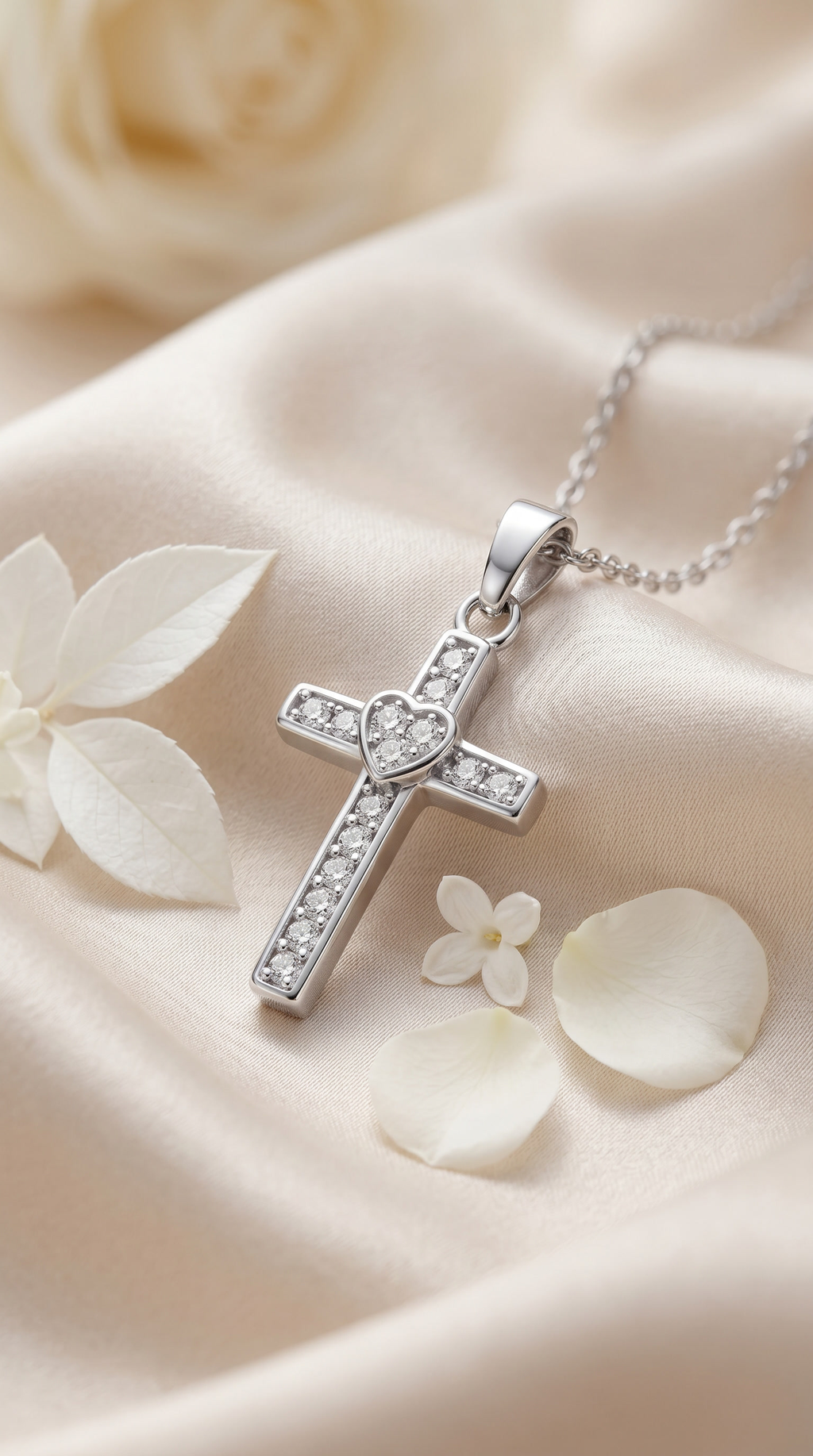 Dames kruis ketting | Zilver – Pure Grace