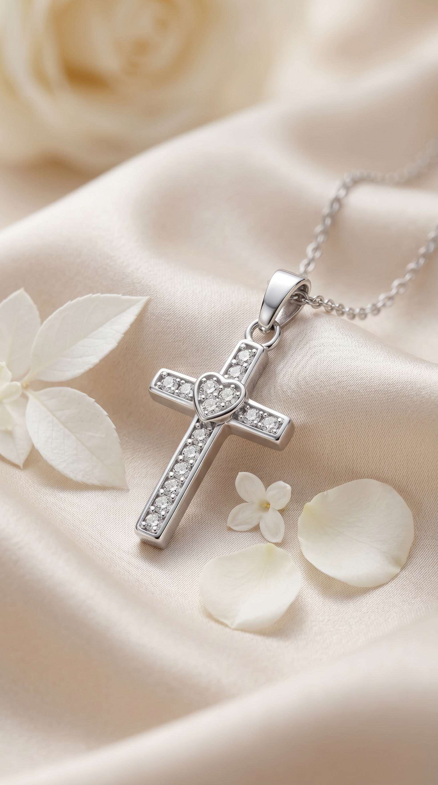 Dames kruis ketting | Zilver – Pure Grace