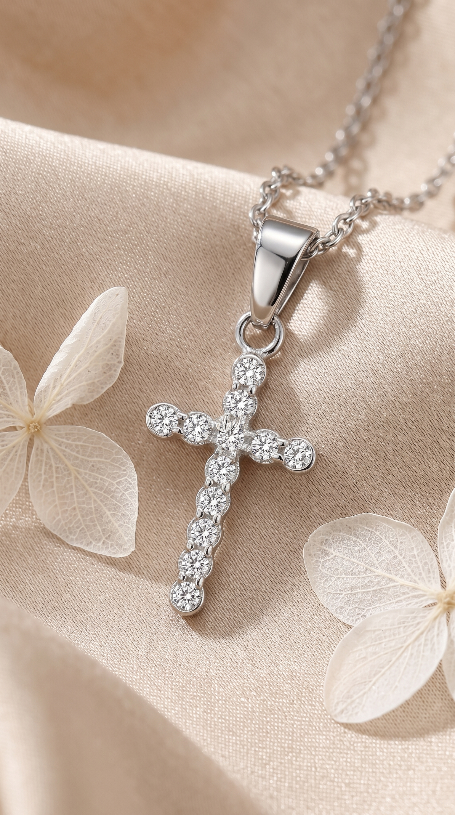 Dames kruis ketting | Zilver – Morning Star