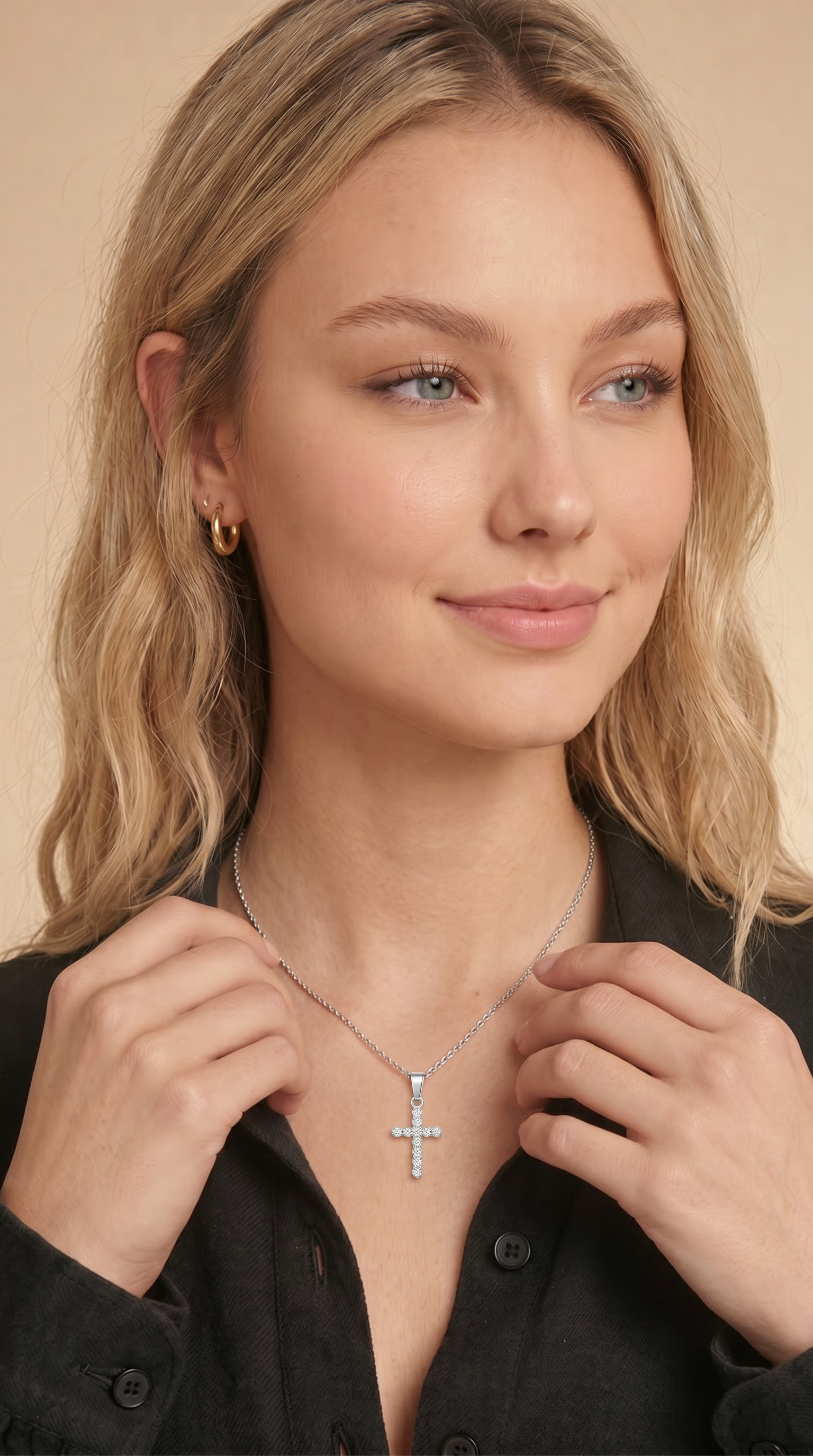 Dames kruis ketting | Zilver – Morning Star