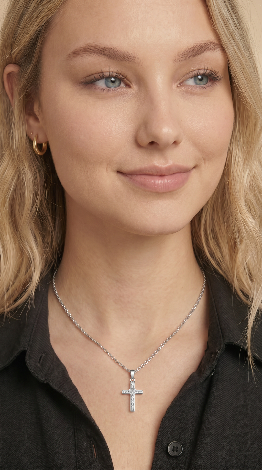 Dames kruis ketting | Zilver – Pure Grace