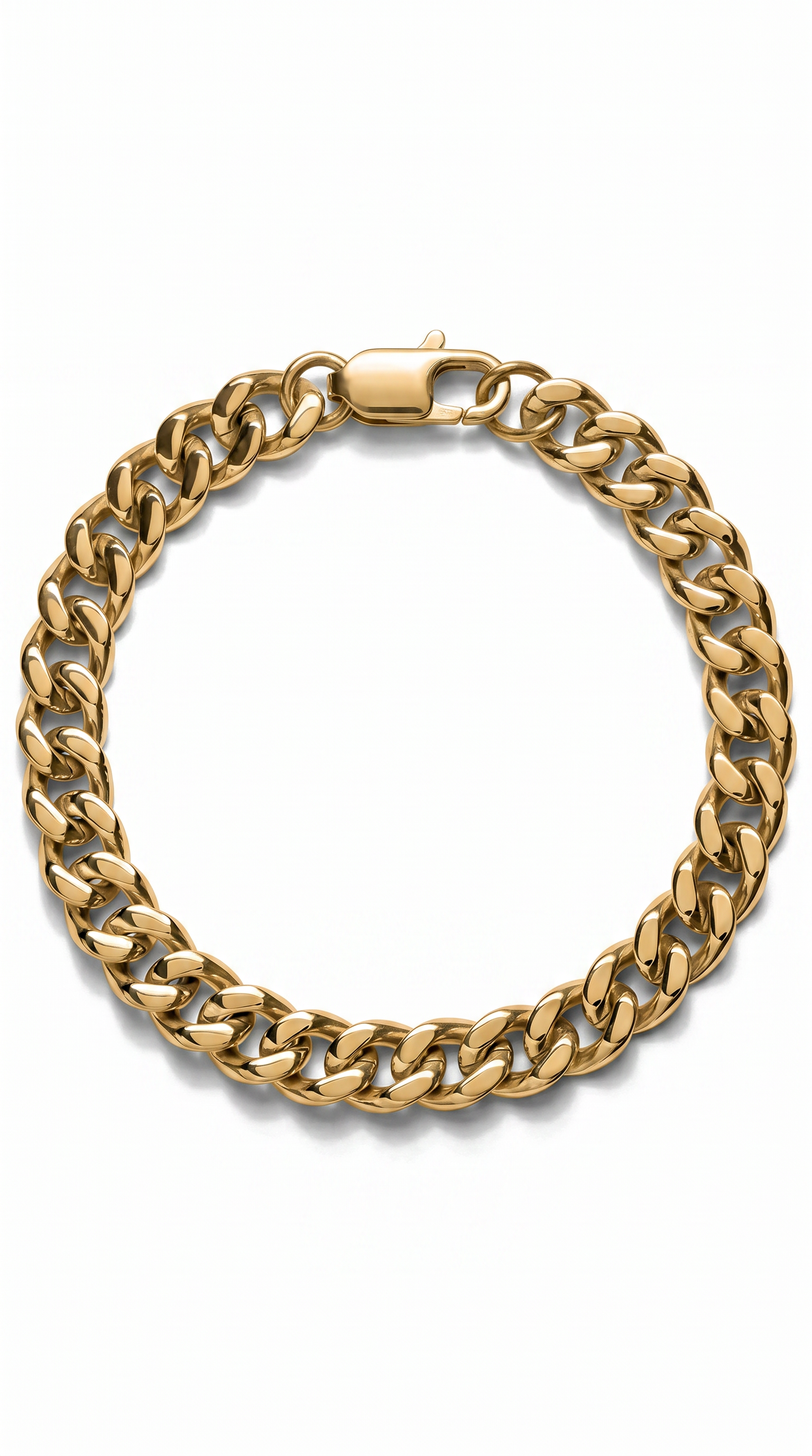 Heren cuban armband | Goud – Anchor