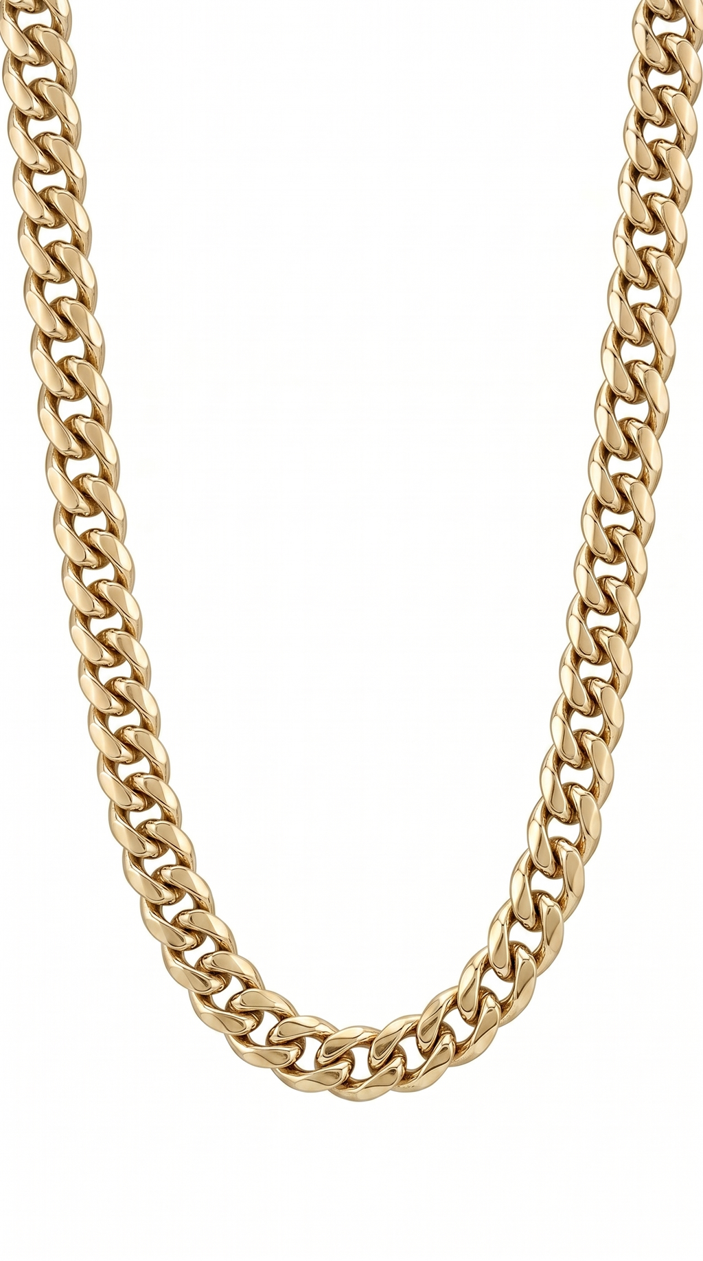 Heren cuban ketting 6mm 55cm | Goud - Anchor