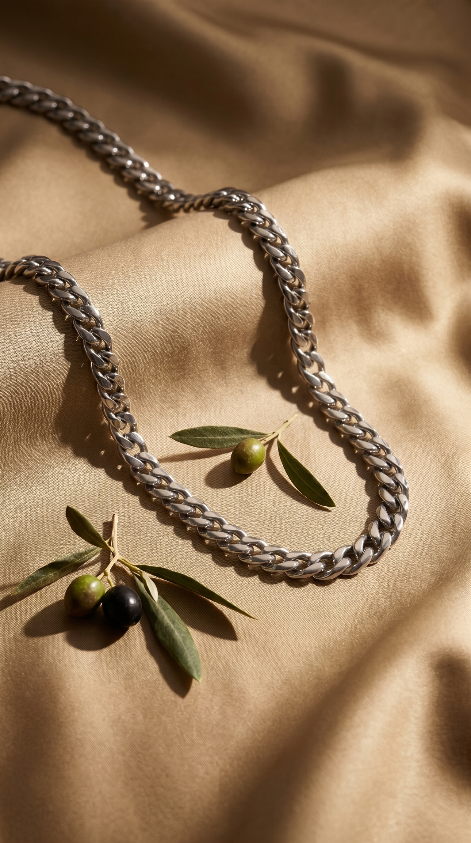 Heren cuban ketting 6mm 55cm | Zilver - Anchor