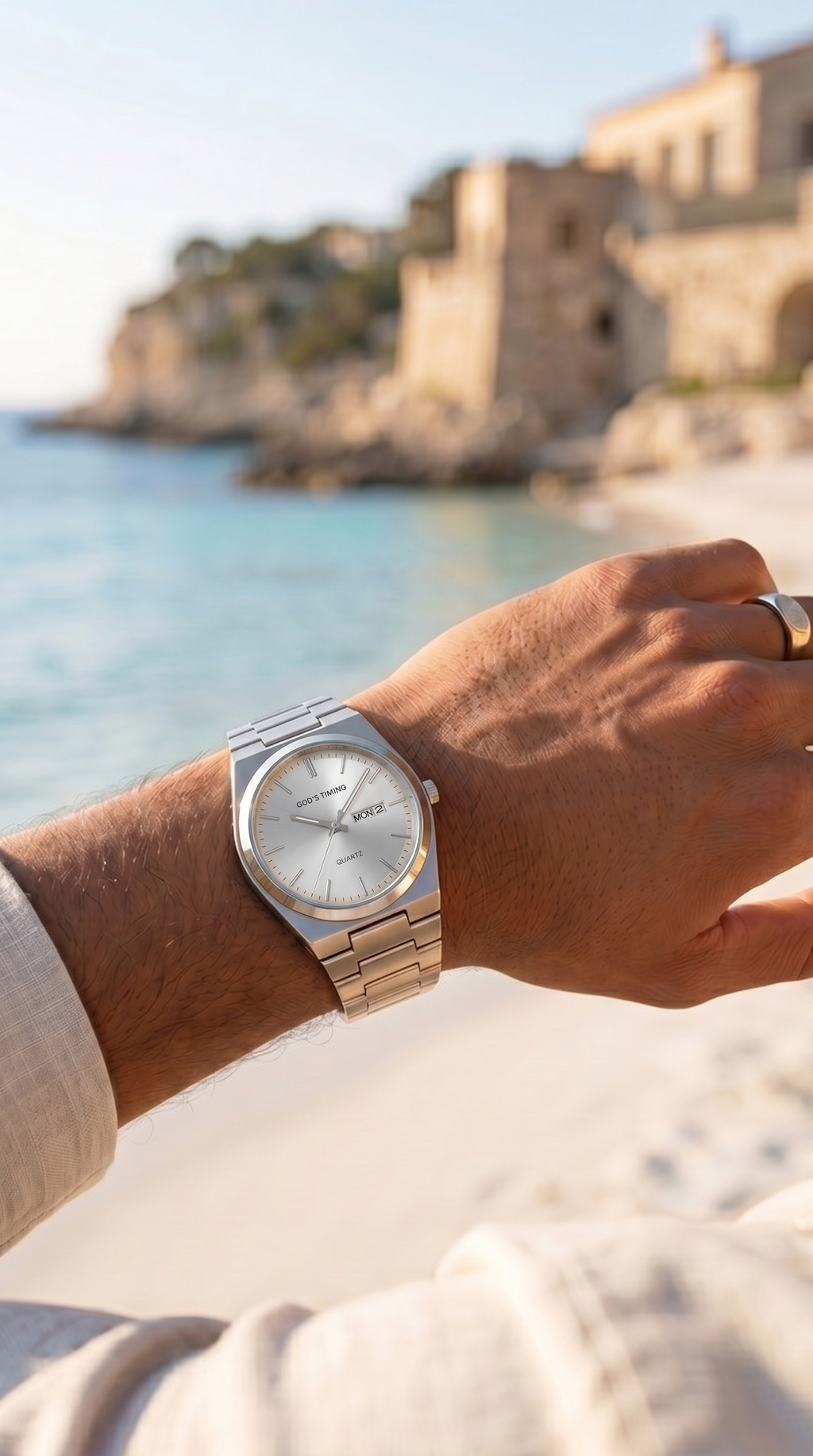 Havilah | Wit heren horloge