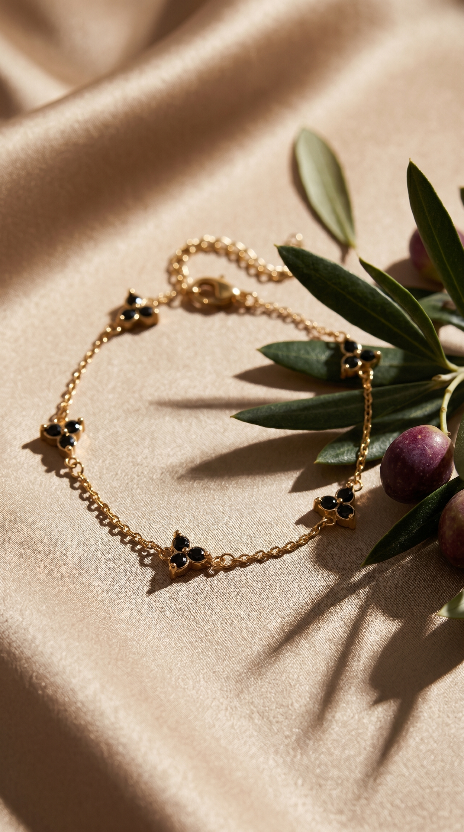 Heren kruis armband | Goud - Trinity