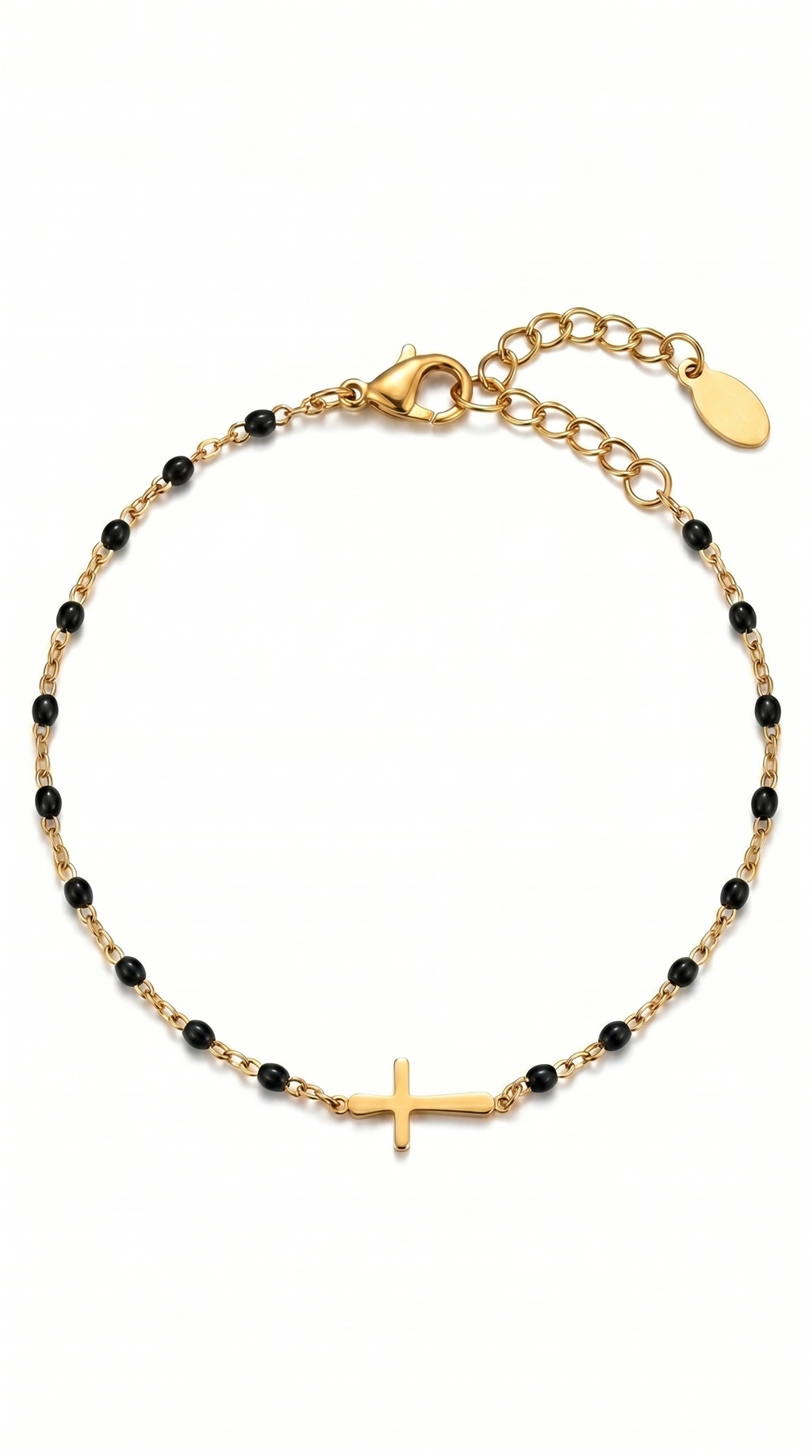 Dames kruis armband | Goud – Sacred Prayer