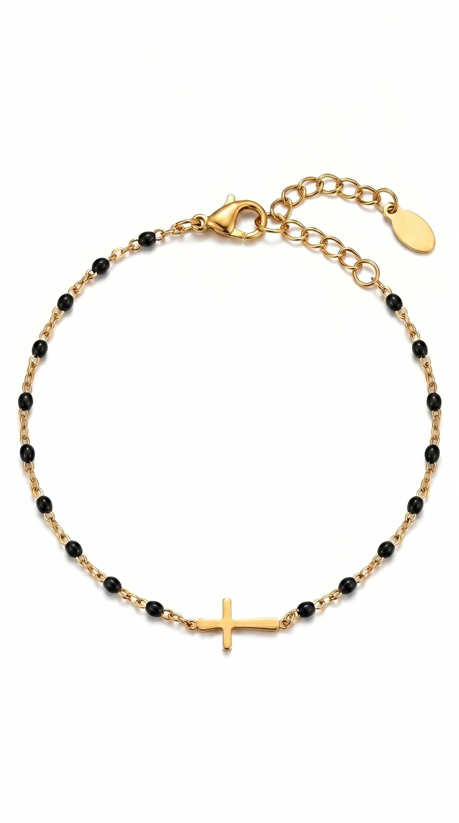 Dames kruis armband | Goud – Sacred Prayer