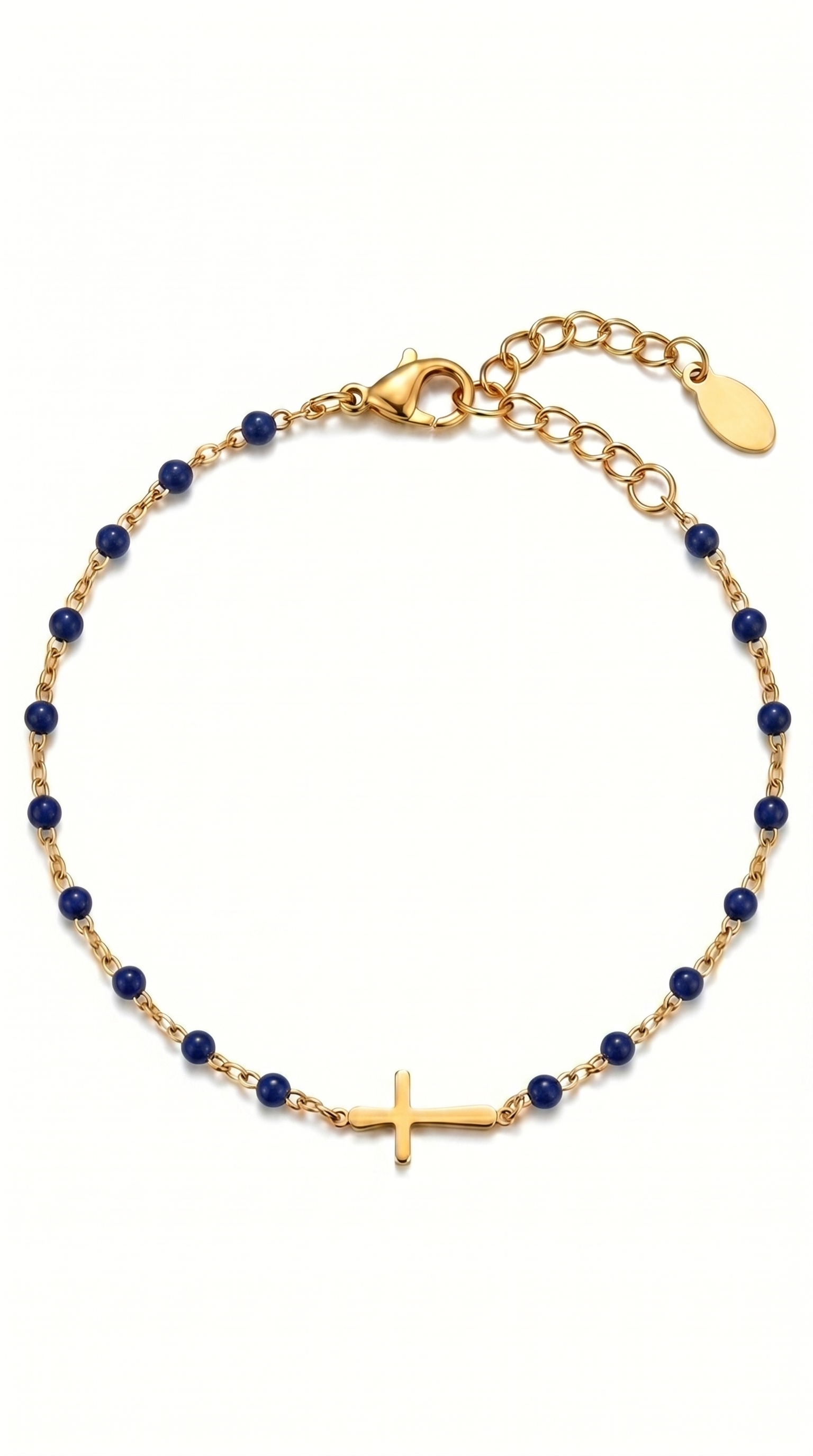 Dames kruis armband | Goud – Sacred Prayer