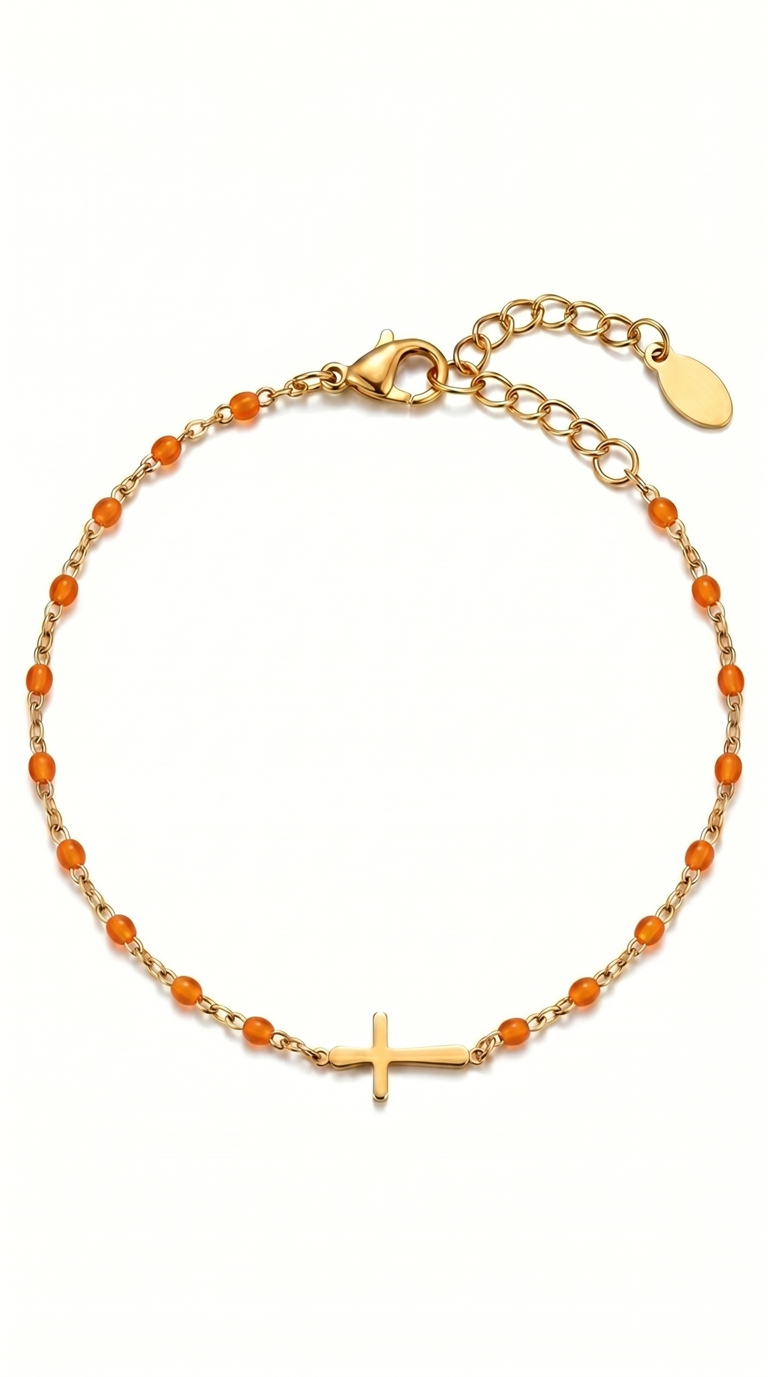 Dames kruis armband | Goud – Sacred Prayer