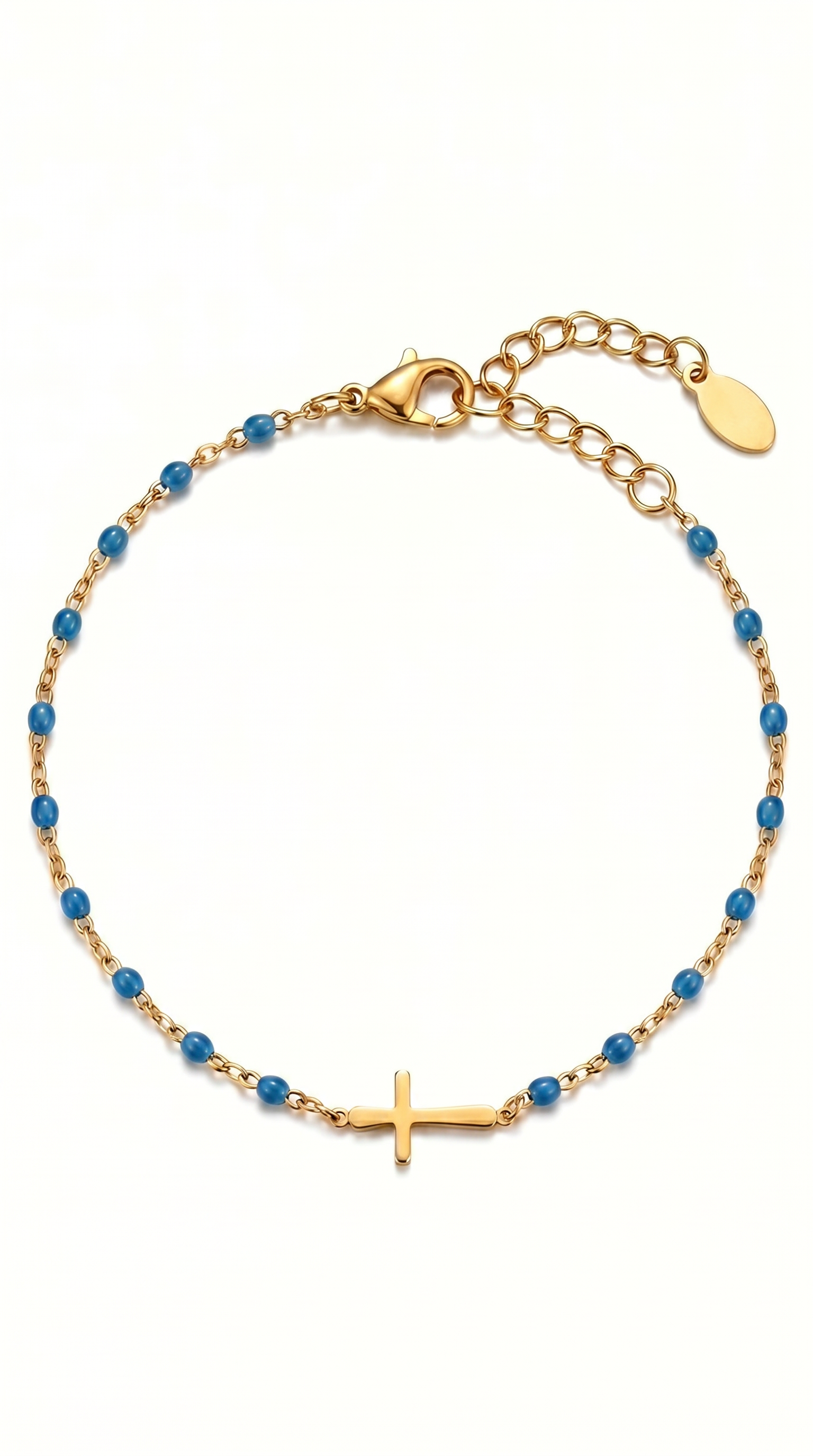Dames kruis armband | Goud – Sacred Prayer