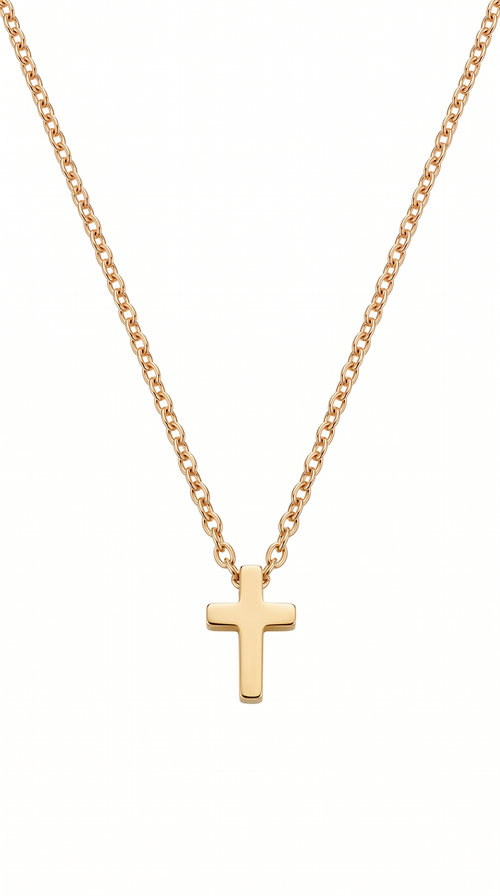 Dames kruis ketting | Goud – Tender Mercy