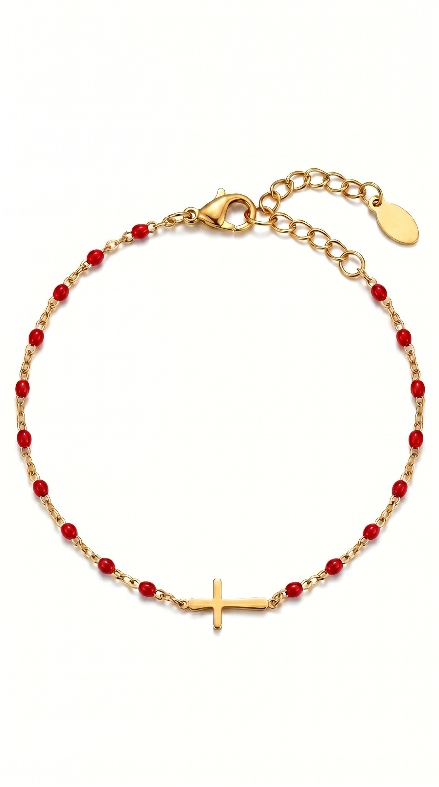 Dames kruis armband | Goud – Sacred Prayer